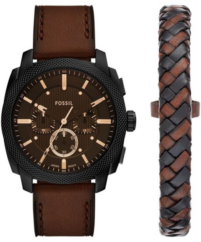 Zegarek męski Fossil Machine Chronograph SET FS6102SET