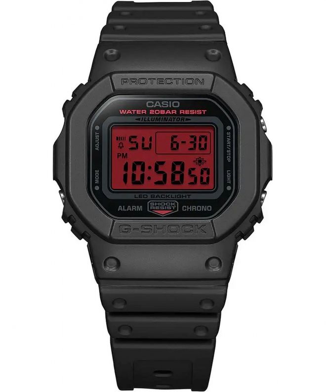 Zegarek męski Casio G-SHOCK Digital DW-5600BBR-1ER