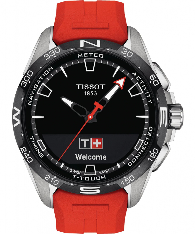 Zegarek męski hybrydowy Tissot T-Touch Connect Solar T121.420.47.051.01 (T1214204705101)