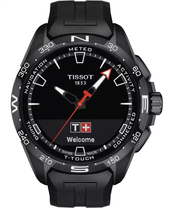 Zegarek męski hybrydowy Tissot T-Touch Connect Solar T121.420.47.051.03 (T1214204705103)