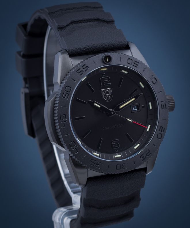Luminox XS.3121.BO Orologio Subacqueo Uomo 44mm - Cinturino In Gomma, Tecnologia LLT Always-On, Movimento Quarzo, Nero