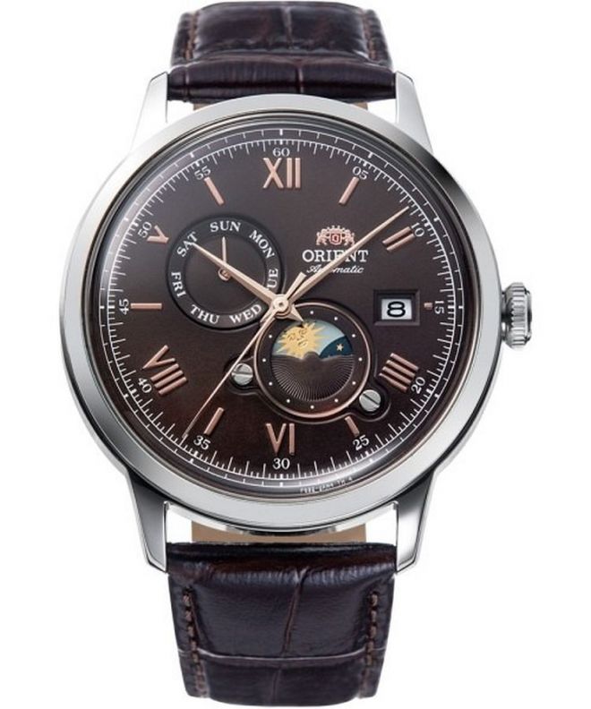 Zegarek męski Orient Bambino Sun & Moon Automatic RA-AK0804Y30B