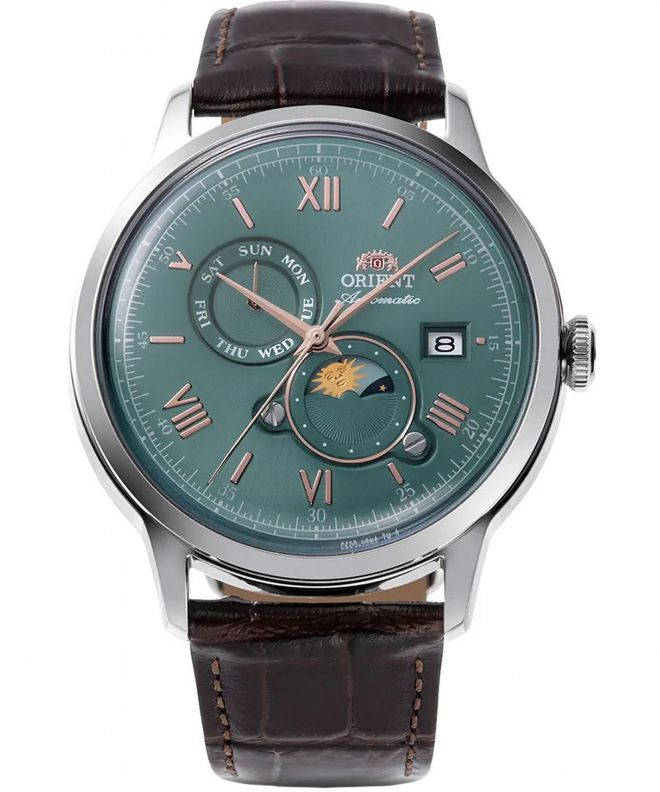 Zegarek męski Orient Bambino Sun & Moon Automatic RA-AK0805E30B