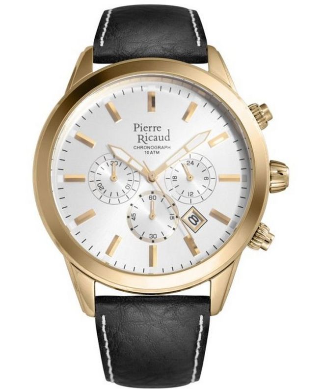 Zegarek męski Pierre Ricaud Classic Chronograph P97010.1B13CH