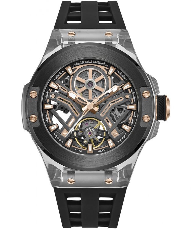 Zegarek męski Police Cyclone Skeleton Automatic PEWGR0082202