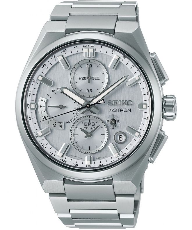 Zegarek męski Seiko Astron Solar Chronograph SSH159J1