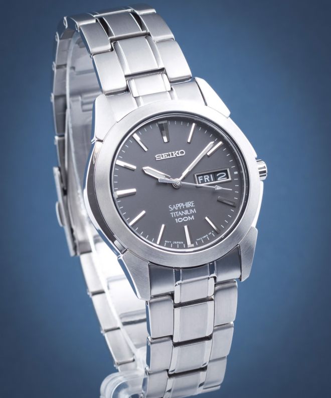 Seiko SGG731P1 - Zegarek Sapphire Titanium • 