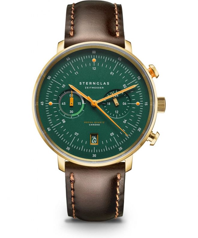 Zegarek męski Sternglas Hamburg Ed Vintage Chronograph S01-HCV22-BR01