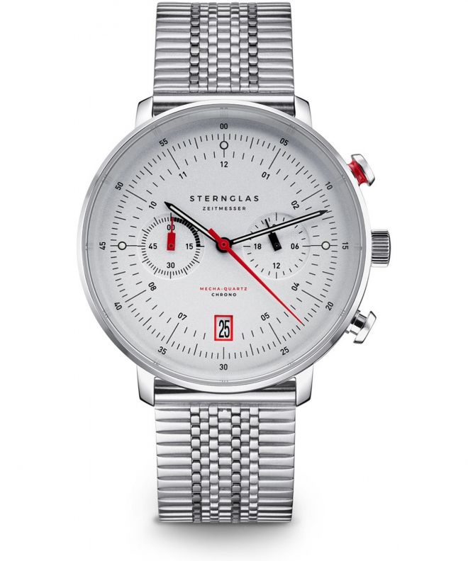 Zegarek męski Sternglas Hamburg Mecha-Quartz Chrono S01-HC10-ME08