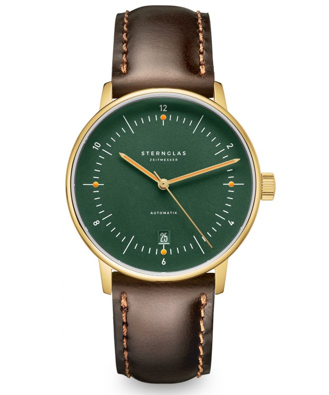 Zegarek męski Sternglas Naos Green Gold Automatic S02-NA22-BR01