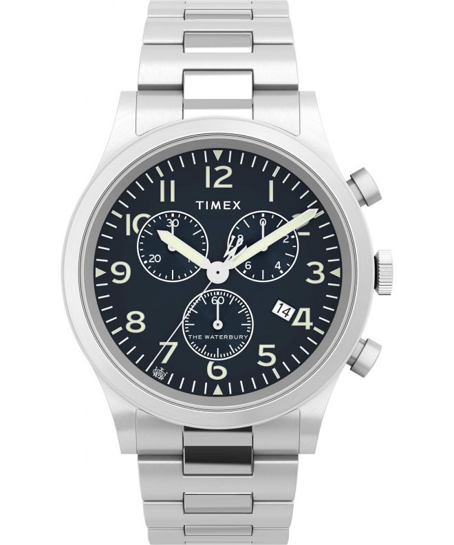 Zegarek męski Timex Waterbury Traditional Fly Back Chronograph TW2W48200