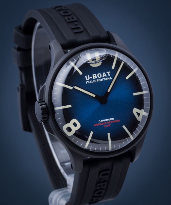 Zegarek męski U-BOAT Darkmoon Blue IPB Soleil 8700