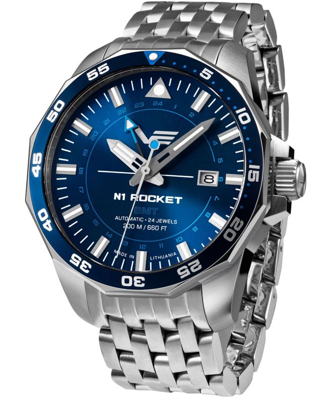 Zegarek męski Vostok Europe Rocket N-1 Automatic GMT Limited Edition NH34-225A712B