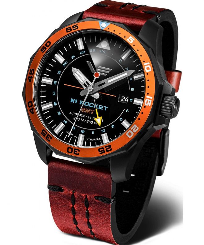 Zegarek męski Vostok Europe Rocket N-1 Automatic GMT Limited Edition NH34-225C714