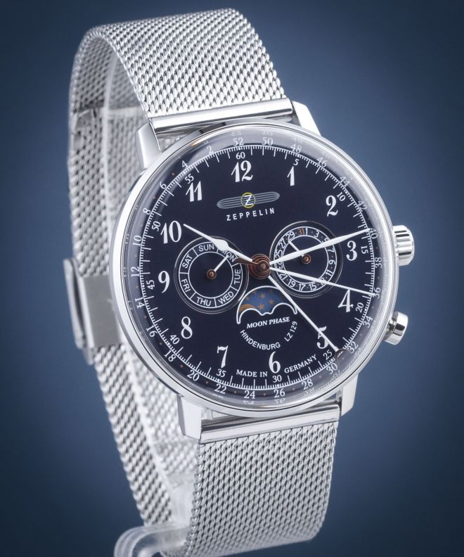 Zegarek męski Zeppelin Hindenburg Moonphase 7036M-3