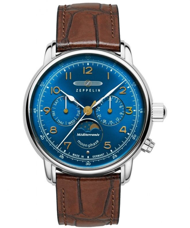 Zegarek męski Zeppelin Mediterranee Moonphase 9636-3