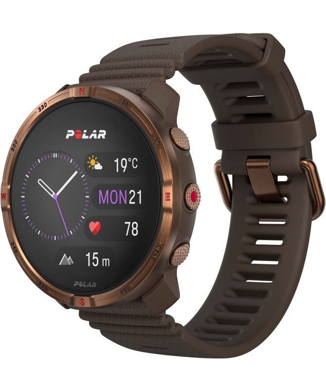 Zegarek sportowy Polar Grit X2 Brown Copper 725882069203