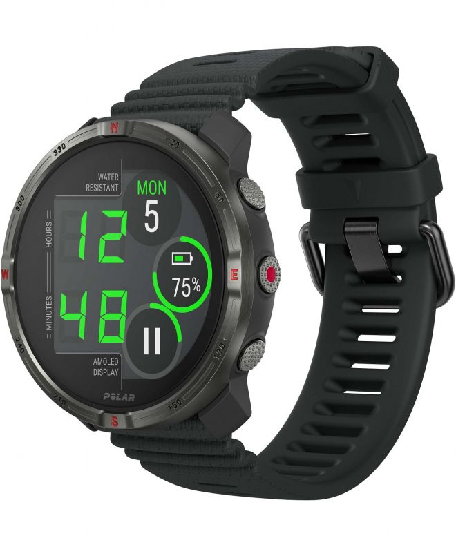 Zegarek sportowy Polar Grit X2 Night Black 725882069197