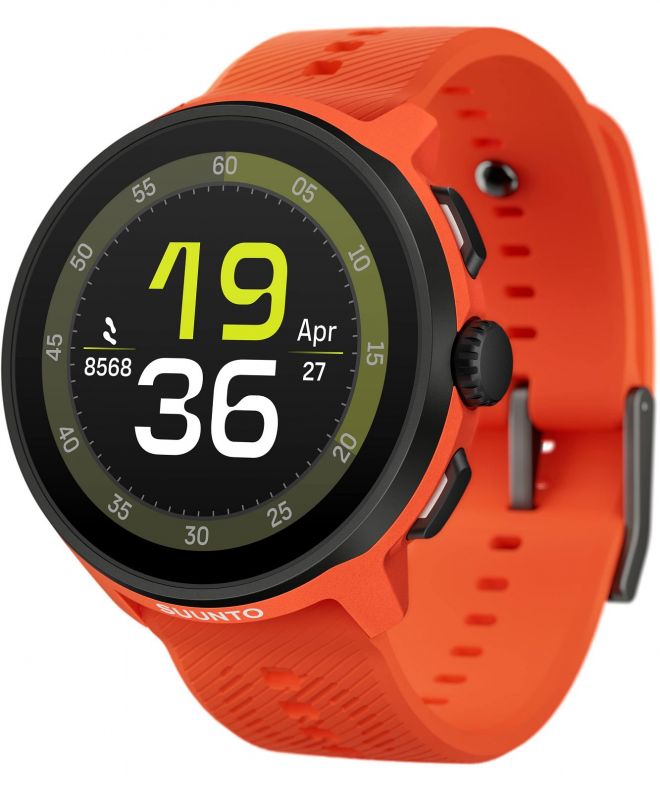 Zegarek multisportowy Suunto Run Coral Orange Silicone Strap SS051275000