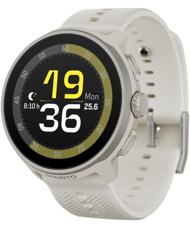 Zegarek multisportowy Suunto Run Frost Gray Silicone Strap SS051273000