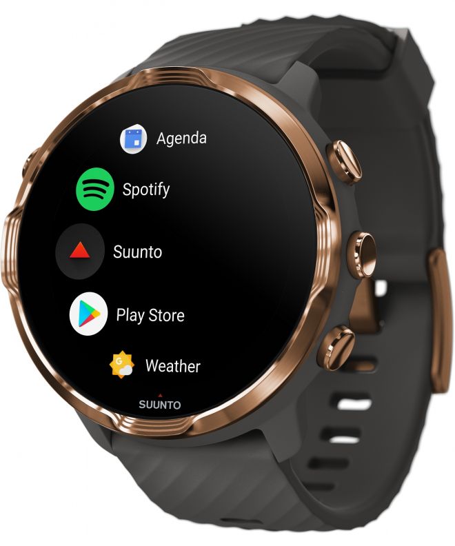 Zegarek smartwatch Suunto 7 Graphite Copper Wrist HR GPS SS050382000