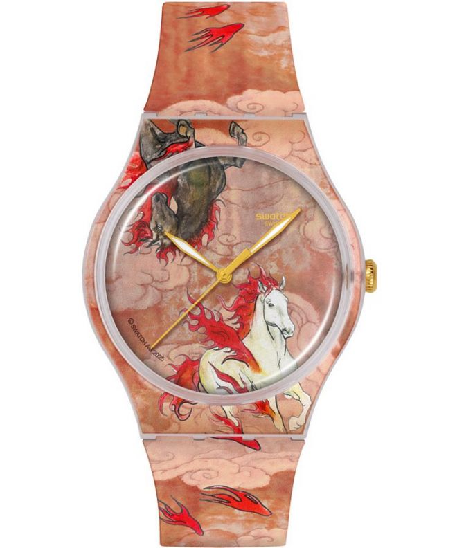 Zegarek damski Swatch Year of the Horse SUOZ369