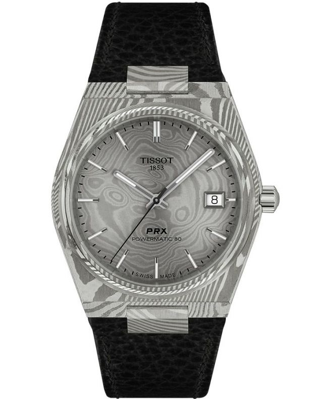 Zegarek męski Tissot PRX Damascus Steel Automatic T137.807.96.081.00 (T1378079608100)