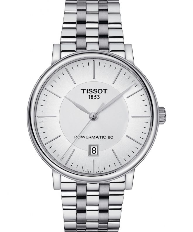 Zegarek męski Tissot Carson Premium Powermatic 80 T122.407.11.031.00 (T1224071103100)