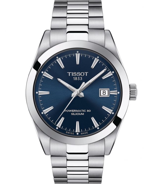 Zegarek męski Tissot Gentleman Powermatic 80 Silicium T127.407.11.041.00 (T1274071104100)