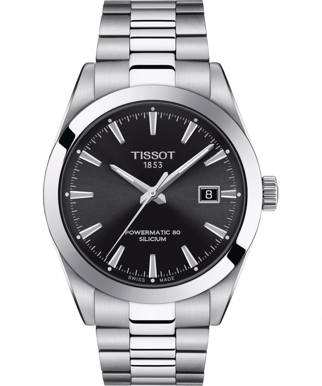 Zegarek męski Tissot Gentleman Powermatic 80 Silicium T127.407.11.051.00 (T1274071105100)