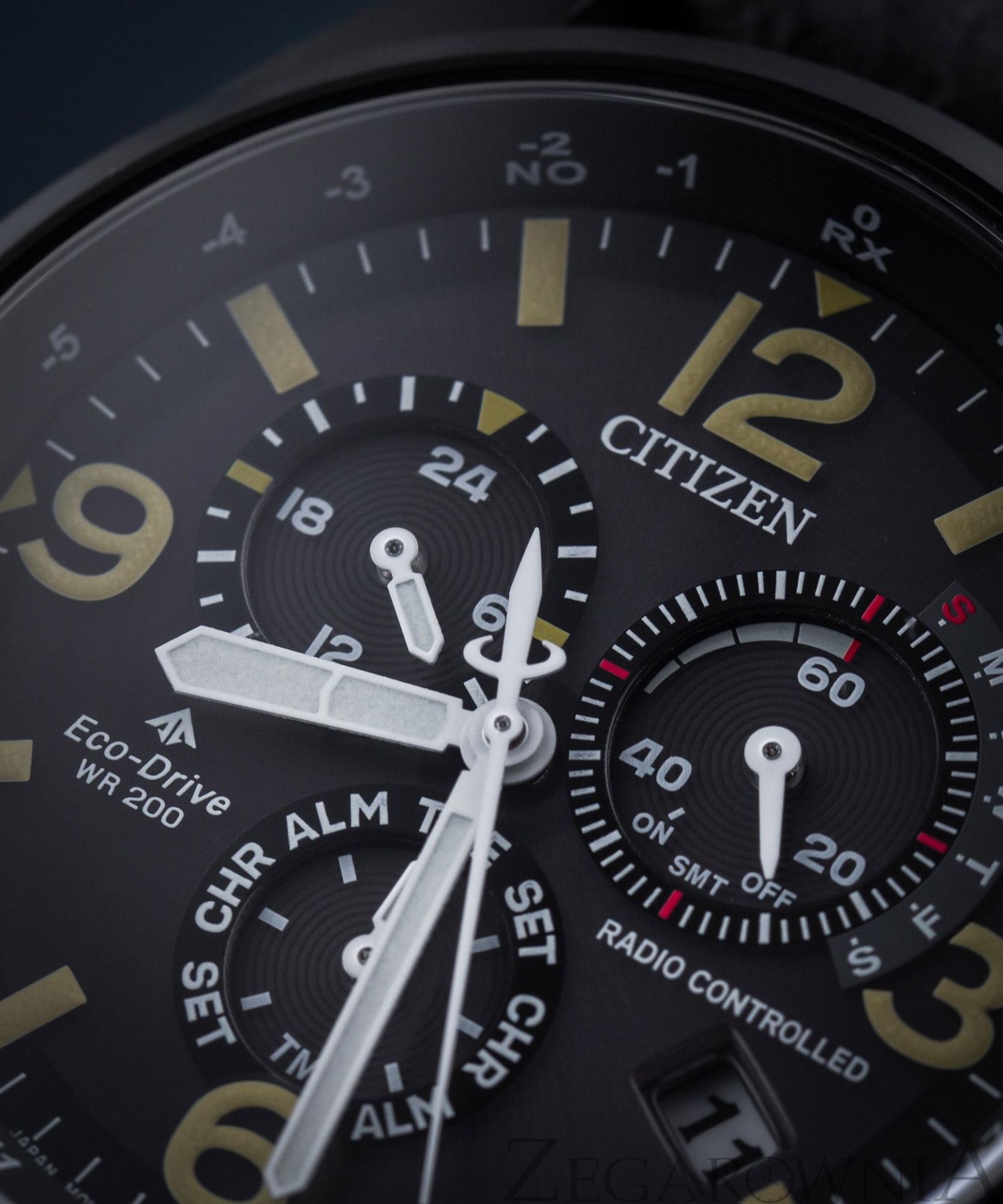 Orologio Citizen Radiocontrollato uomo analogico cinturino in pelle modello AT8110-11A