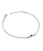 Bransoletka Bonore ze Złota próby 585 z szafirem 0,15 ct