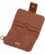 Etui na karty Wolf Mimi Swirl Nutshell Brown