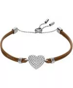Bransoletka Fossil Sadie Glitz Heart