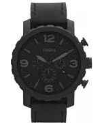 Zegarek męski Fossil Nate Leather Black