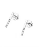 Kolczyki Bonore ze Złota próby 585 z diamentem 0,05 ct