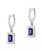Kolczyki Bonore ze Złota próby 585 z szafirem 1,2 ct