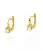 Kolczyki Bonore ze Złota próby 585 z diamentem 0,4 ct