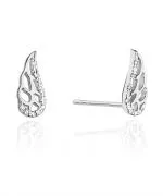 Kolczyki Bonore ze Złota próby 585 z diamentem 0,06 ct