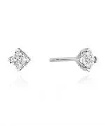 Kolczyki Bonore ze Złota próby 585 z diamentem 0,16 ct
