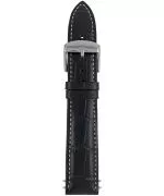 Pasek Zeppelin Black Leather 20 mm