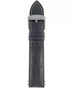 Pasek Zeppelin Black Leather 22 mm