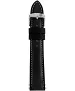 Pasek Zeppelin Black Leather 20 mm