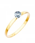 Pierścionek Bonore ze złota próby 585 z diamentem 0,4 ct