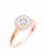 Pierścionek Bonore z różowego złota próby 585 z diamentem 0,5 ct