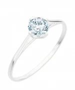 Pierścionek Bonore z białego złota próby 585 z diamentem 0,7 ct
