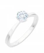 Pierścionek Bonore z białego złota próby 585 z diamentem 0,7 ct