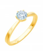 Pierścionek Bonore ze złota próby 585 z diamentem 0,7 ct