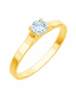 Pierścionek Bonore ze złota próby 585 z diamentem 0,4 ct