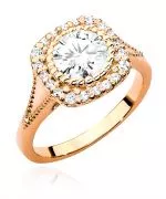 Pierścionek Bonore ze Złota próby 585 z diamentem 1,19 ct